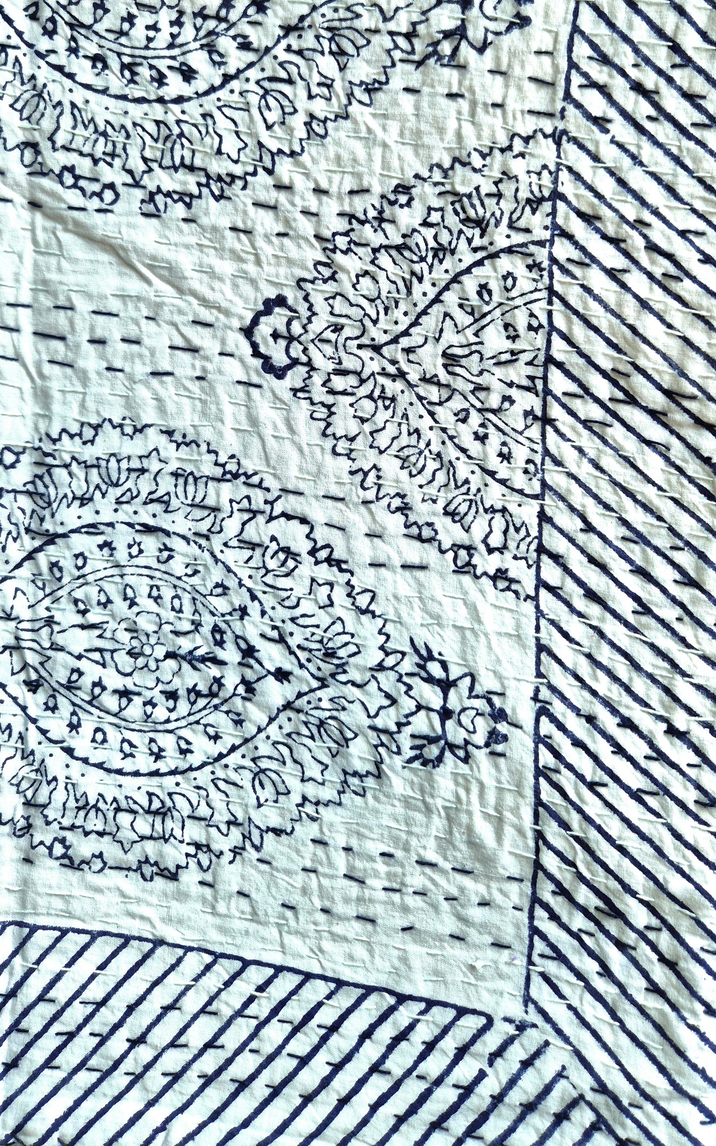 ‘Blue Thread’ Kantha Quilt