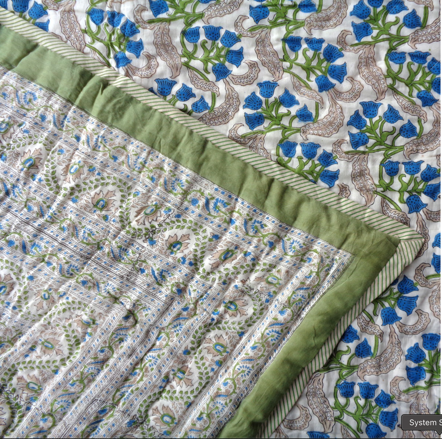 Blue Bells King Size Quilt