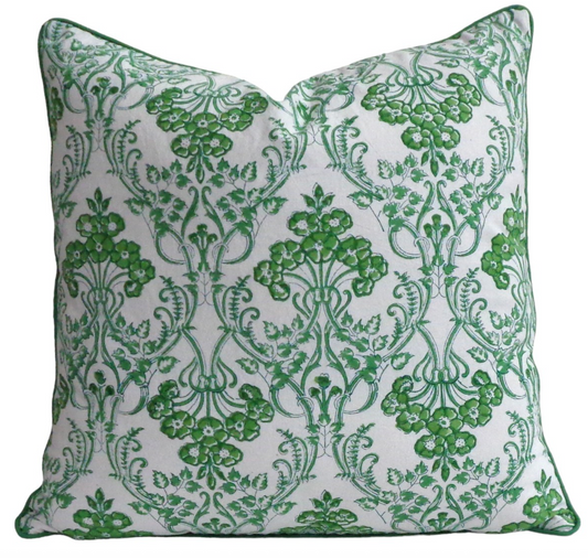 'Gracious Green' Cushion Cover
