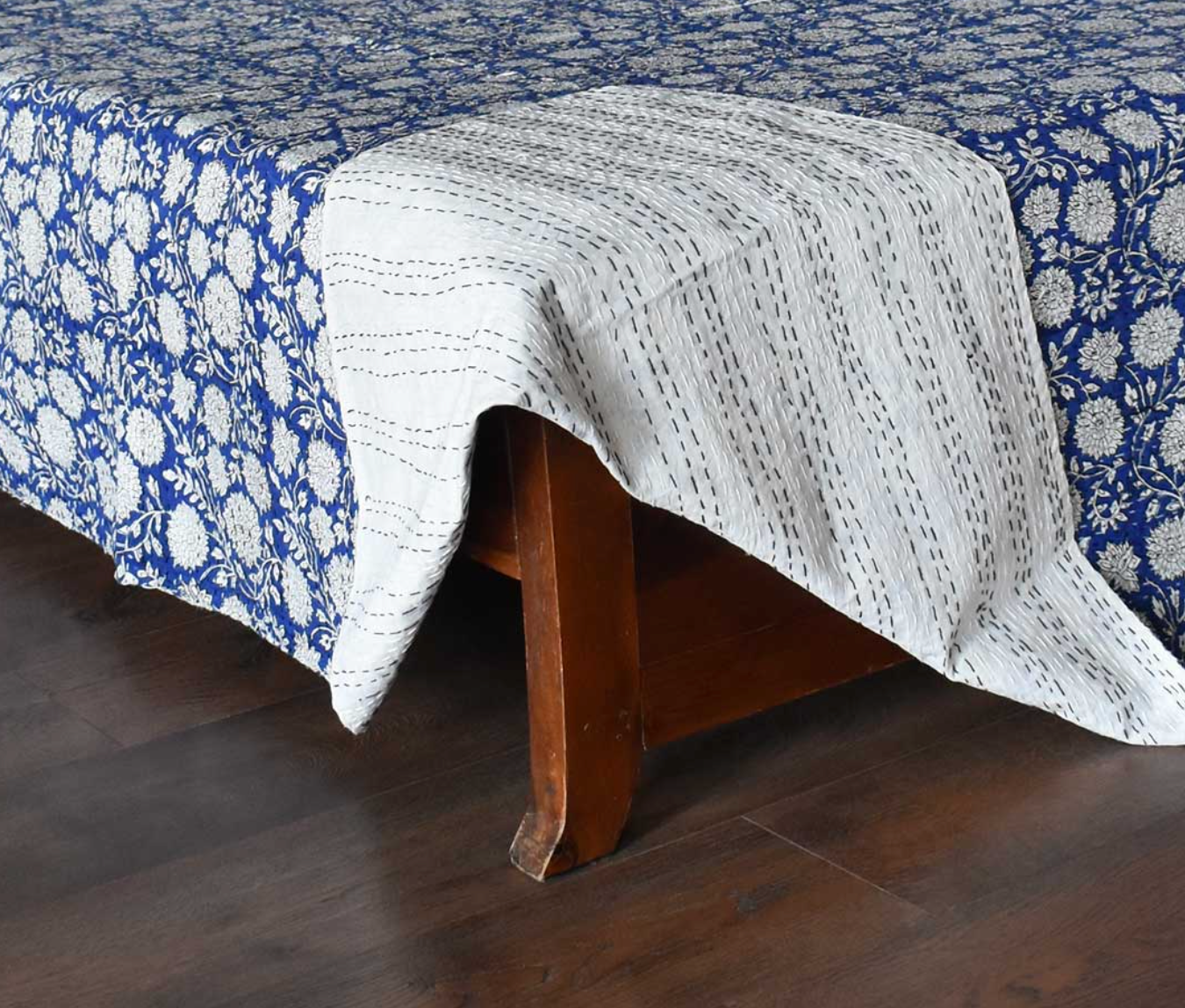 ‘Pincushion' Kantha Quilt