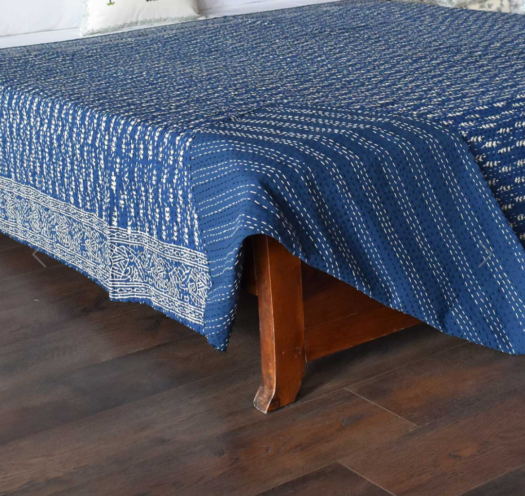 'Dashing' Kantha Quilt