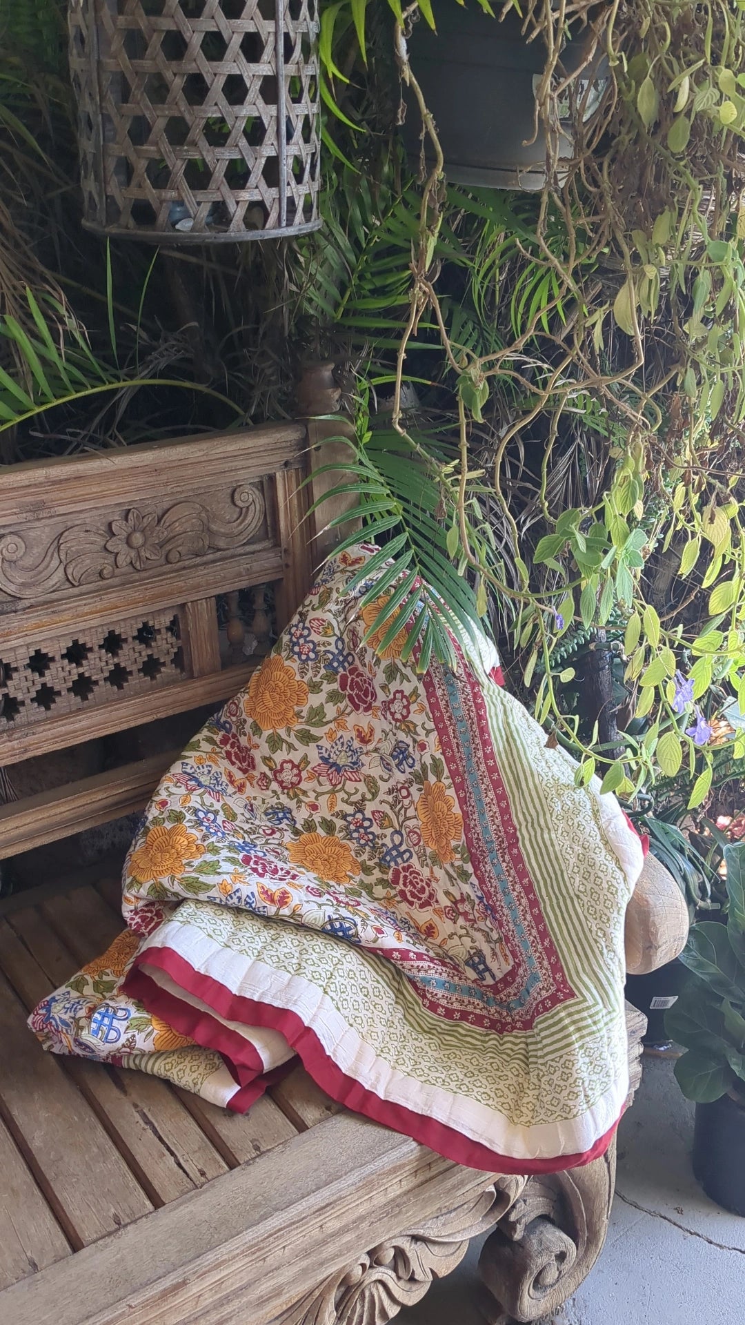 'Cinnamon / Spices' Baby Quilt