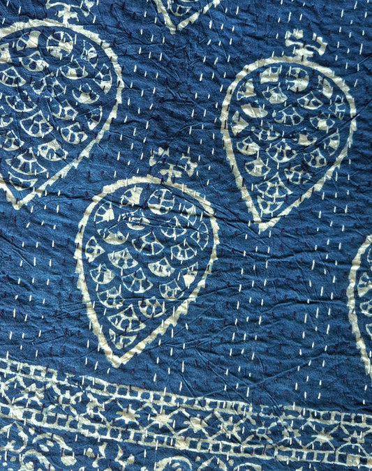 ‘Bauble’ Kantha Quilt