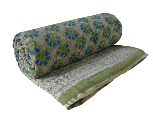 Blue Bells King Size Quilt
