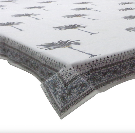'Grey Palms' Tablecloth
