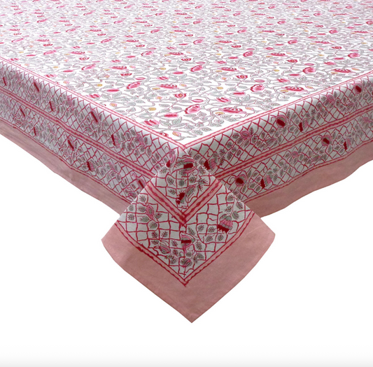 'Lilies in Pink' Tablecloth