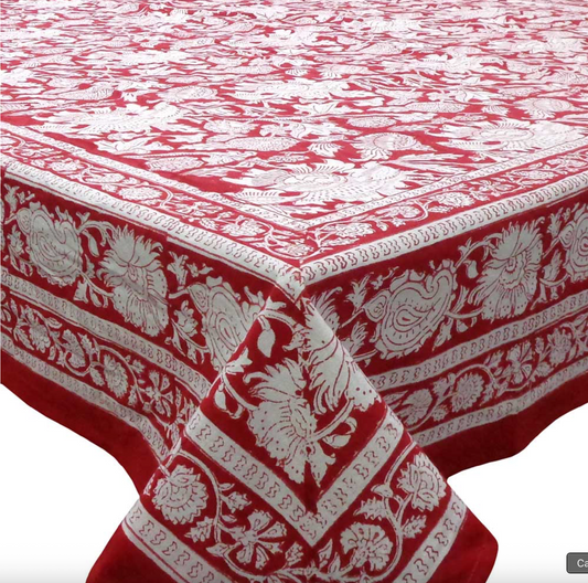 'Regency Red' Tablecloth