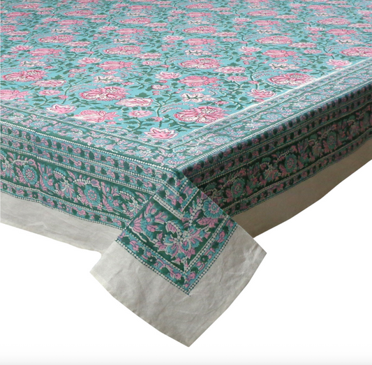 'Pink & Green Should Never be Seen' Tablecloth