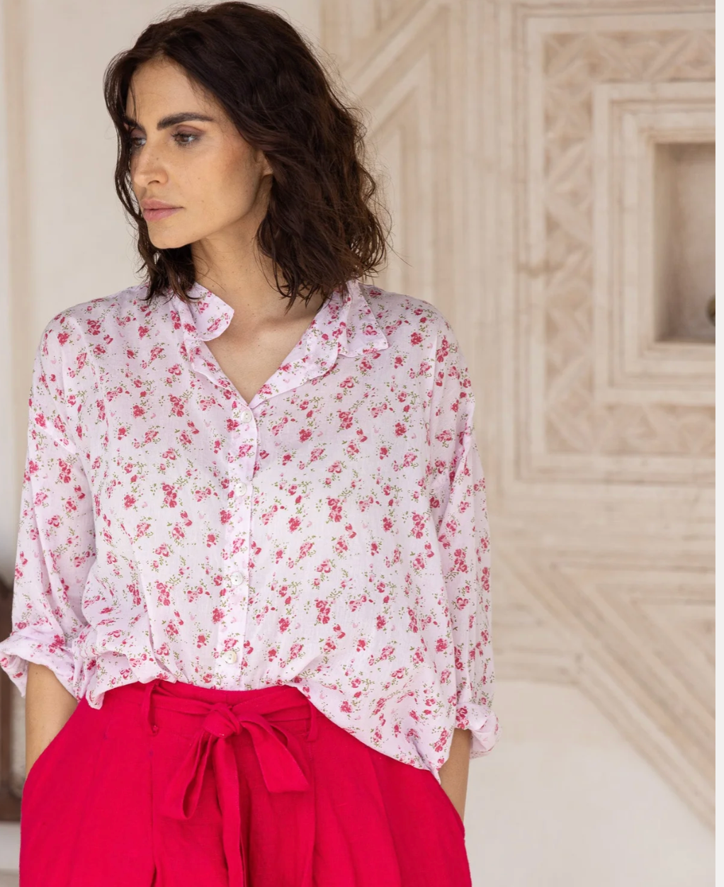 MegbyDesign 'Moyo' Shirt in Cotton Voile