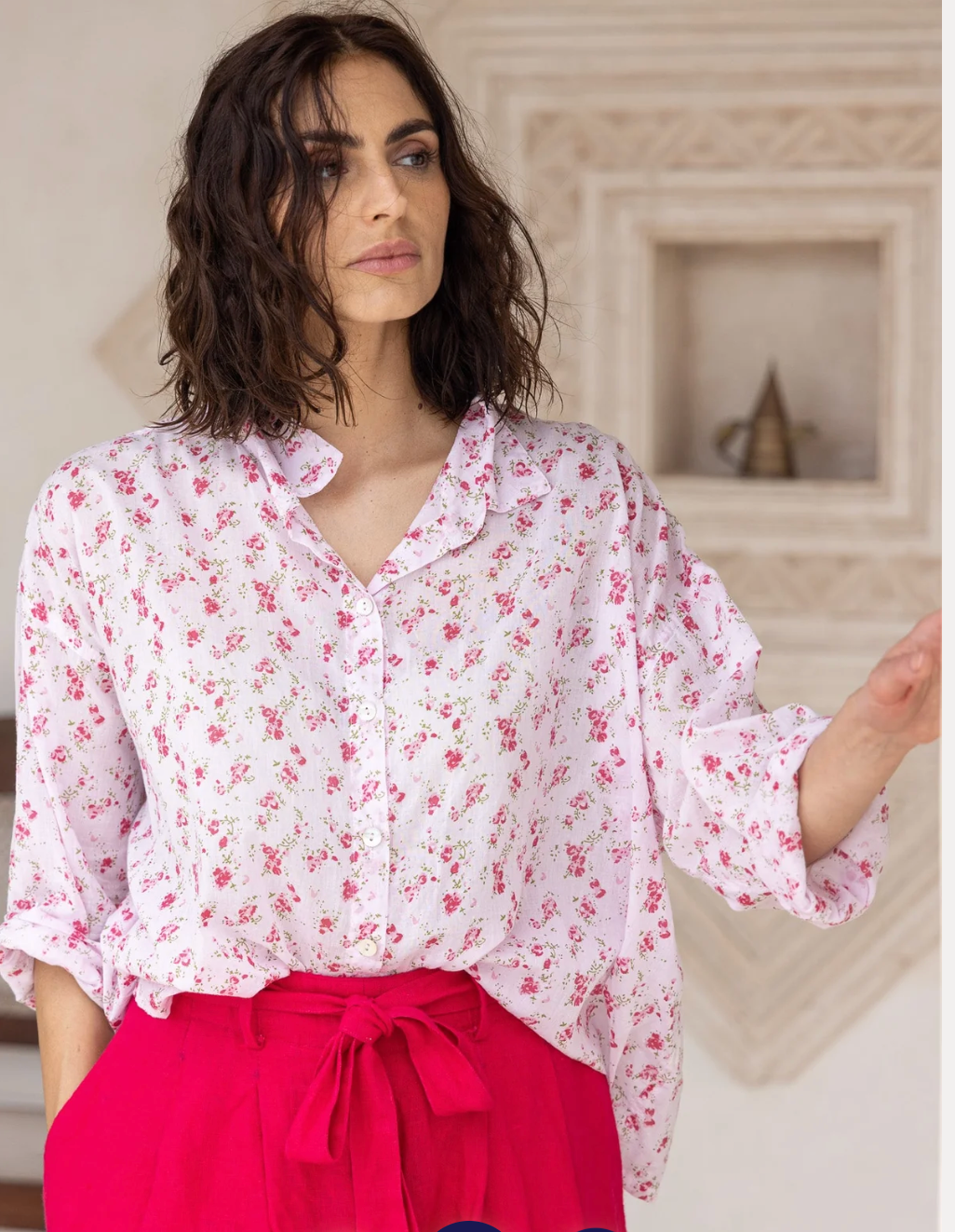 MegbyDesign 'Moyo' Shirt in Cotton Voile