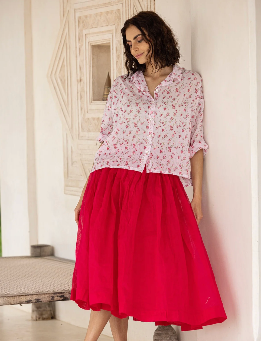 MegbyDesign 'Moyo' Shirt in Cotton Voile