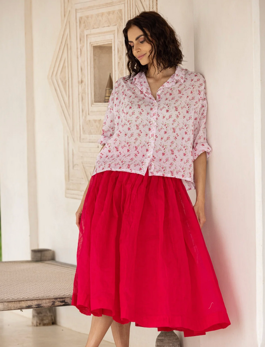 MegbyDesign 'Moyo' Shirt in Cotton Voile