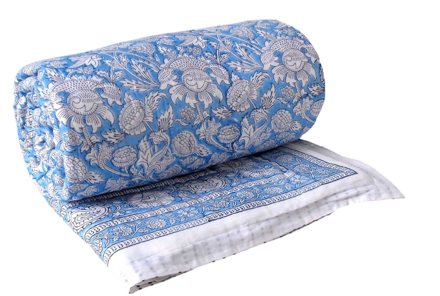 'Blue Skies' Queen Size Quilt