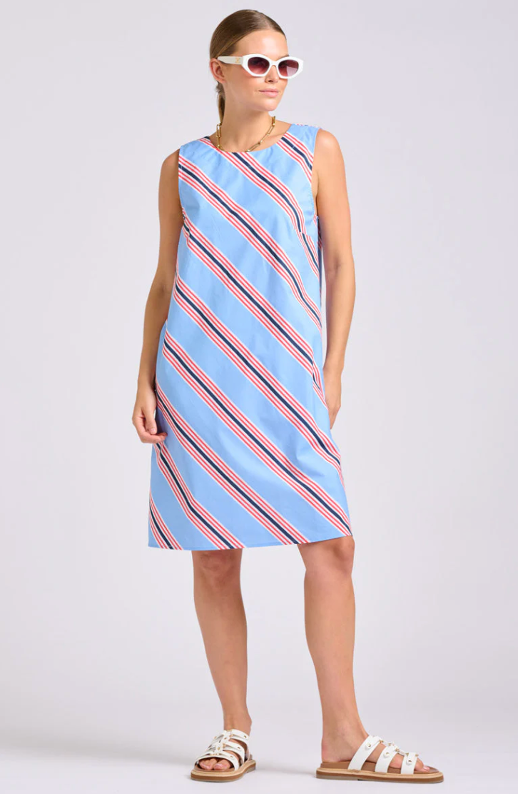 Shirty 'Sara' Shift Dress - Nautical Stripe