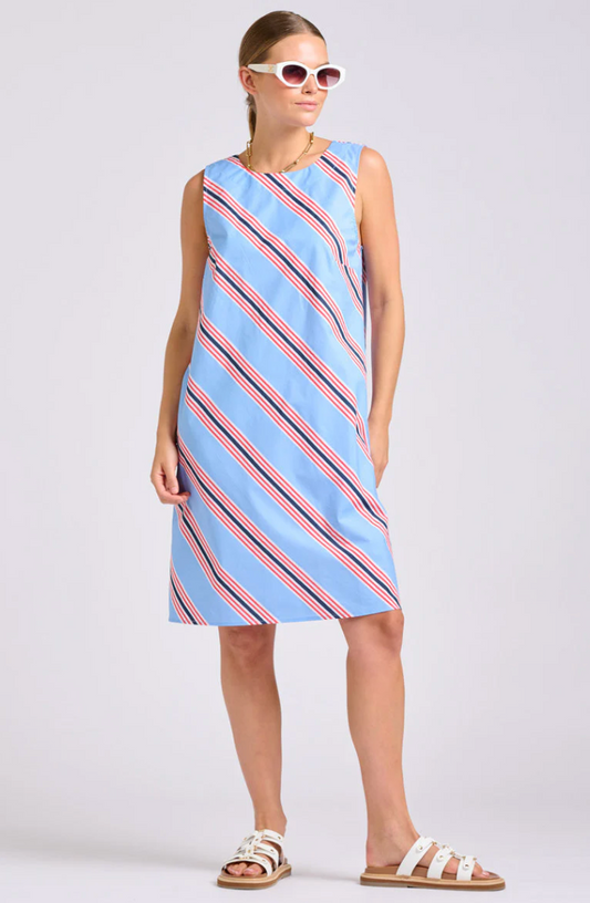 Shirty 'Sara' Shift Dress - Nautical Stripe