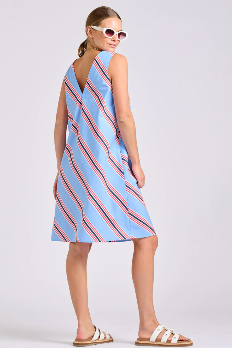 Shirty 'Sara' Shift Dress - Nautical Stripe