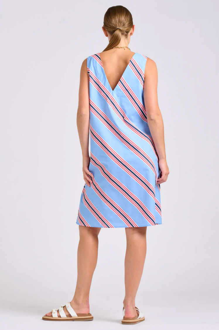 Shirty 'Sara' Shift Dress - Nautical Stripe