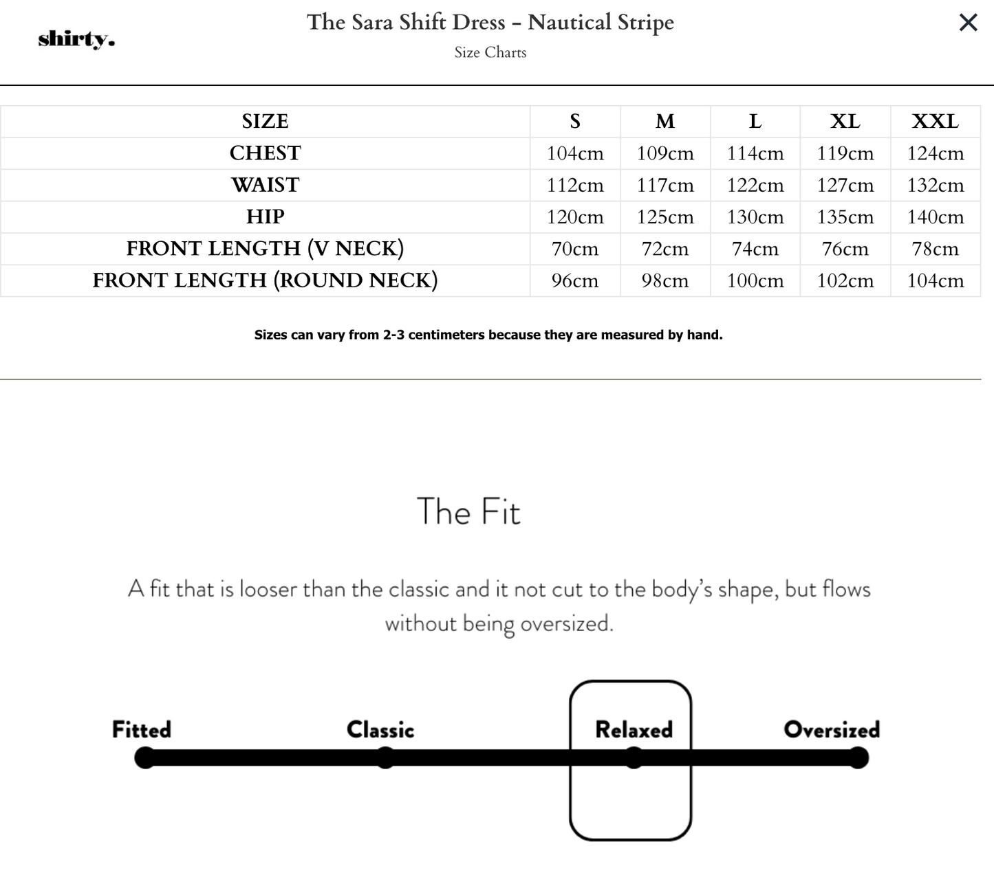 Shirty 'Sara' Shift Dress - Nautical Stripe