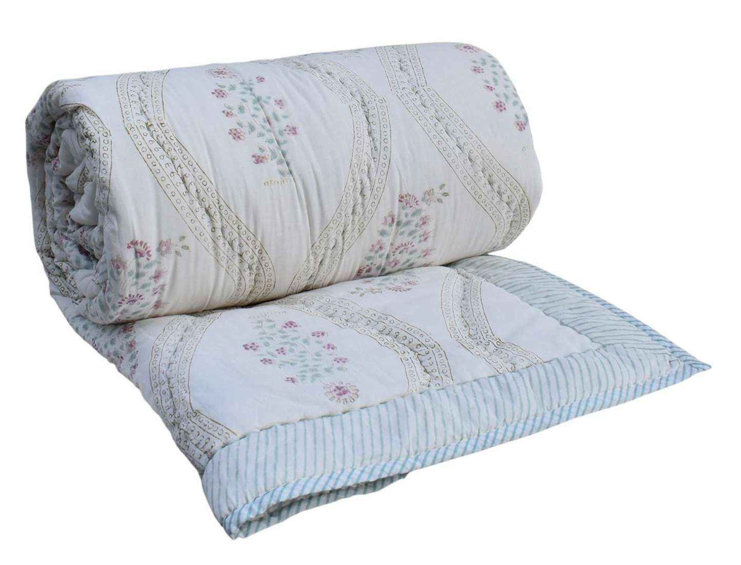 'Cottage Garden' Queen Size Quilt