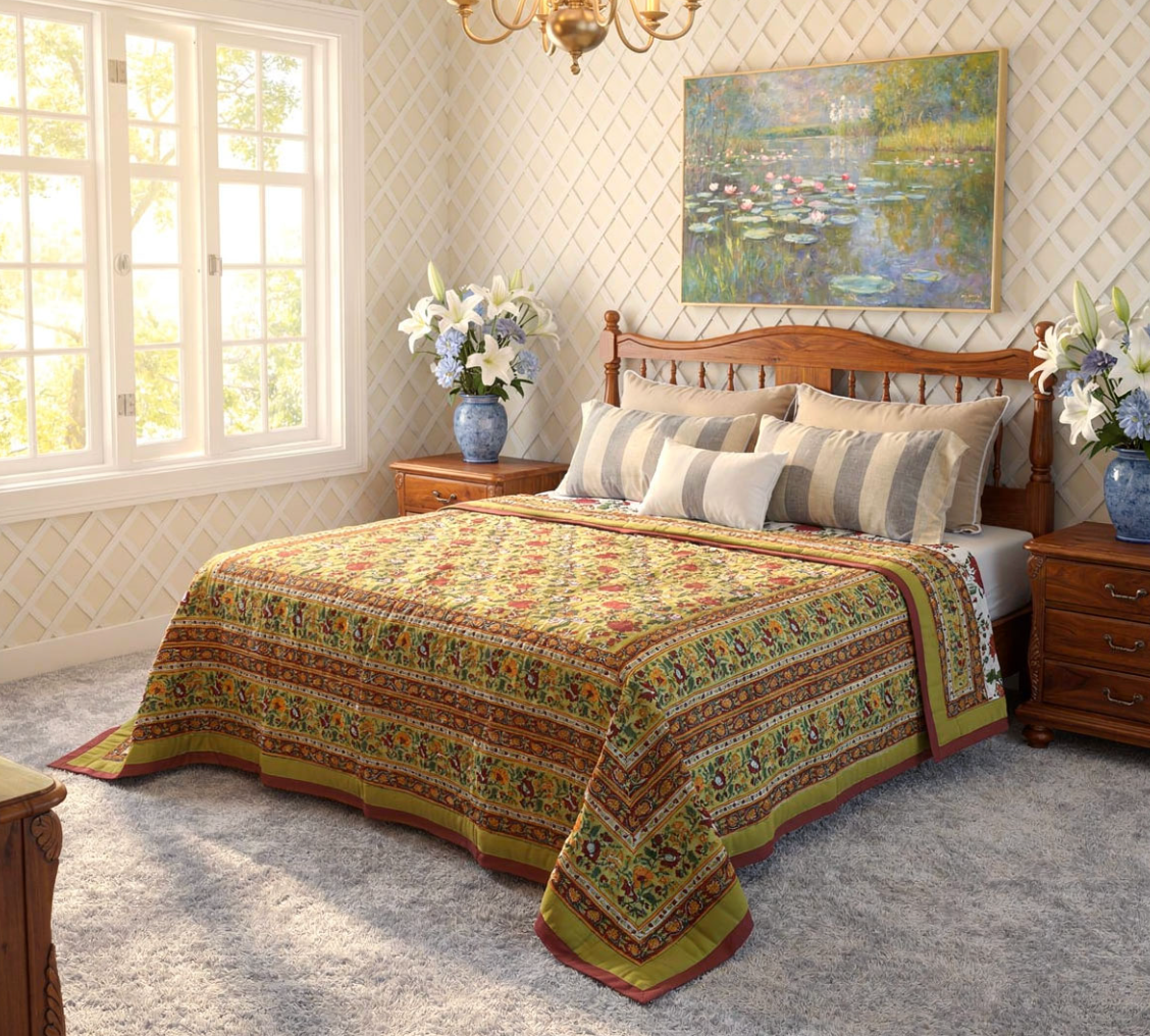 'Barefoot Goddess' Queen Size Quilt