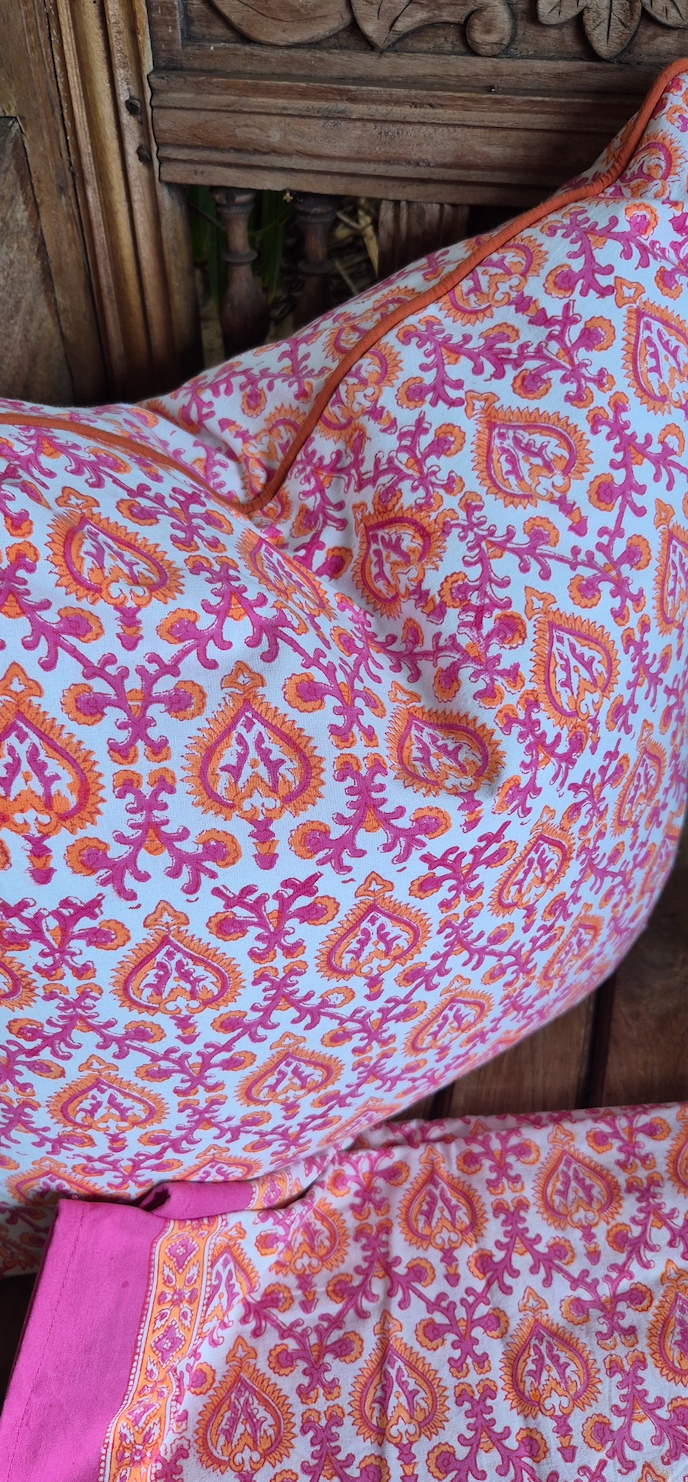 'Sunset Damask' Cushion Cover