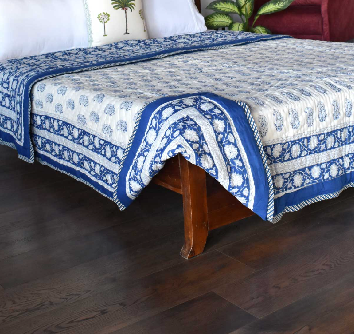'Royal Navy' Queen Size Quilt