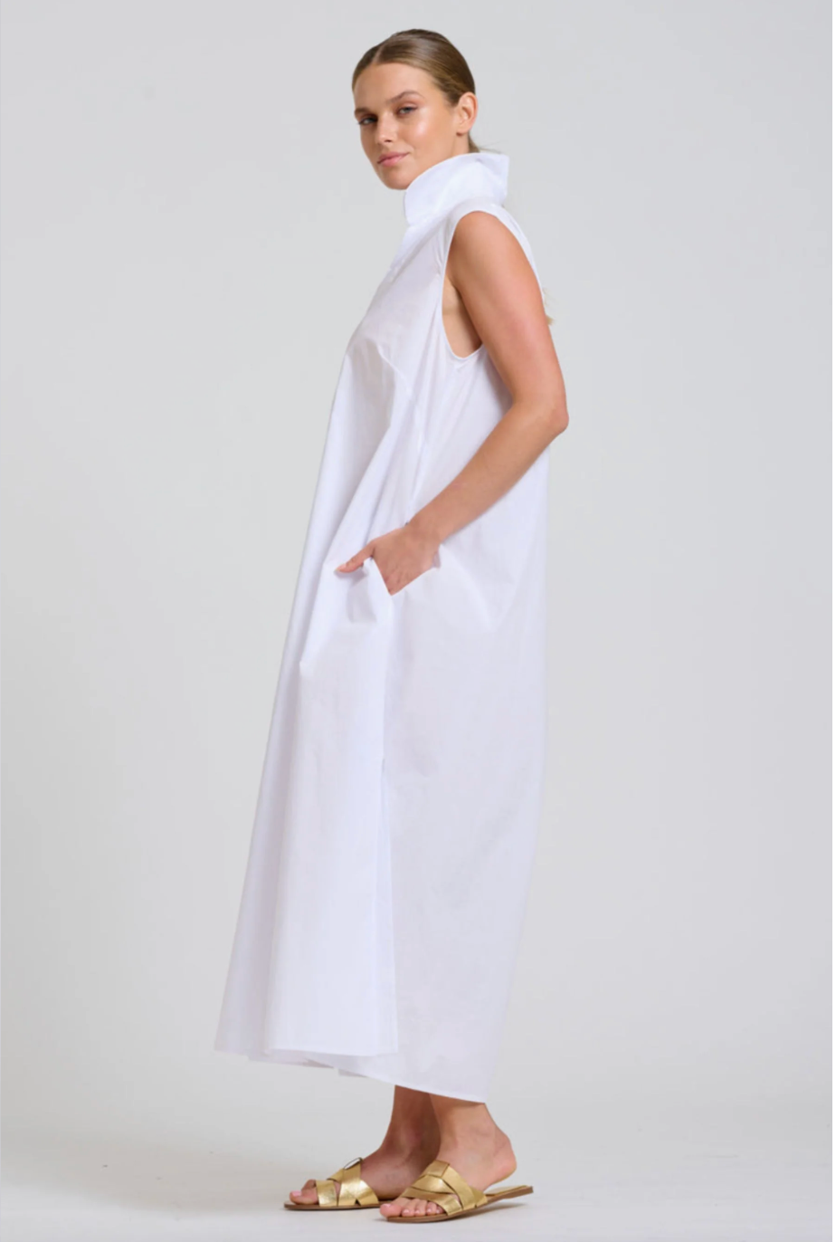 Shirty 'Freya' Shirt Dress in White