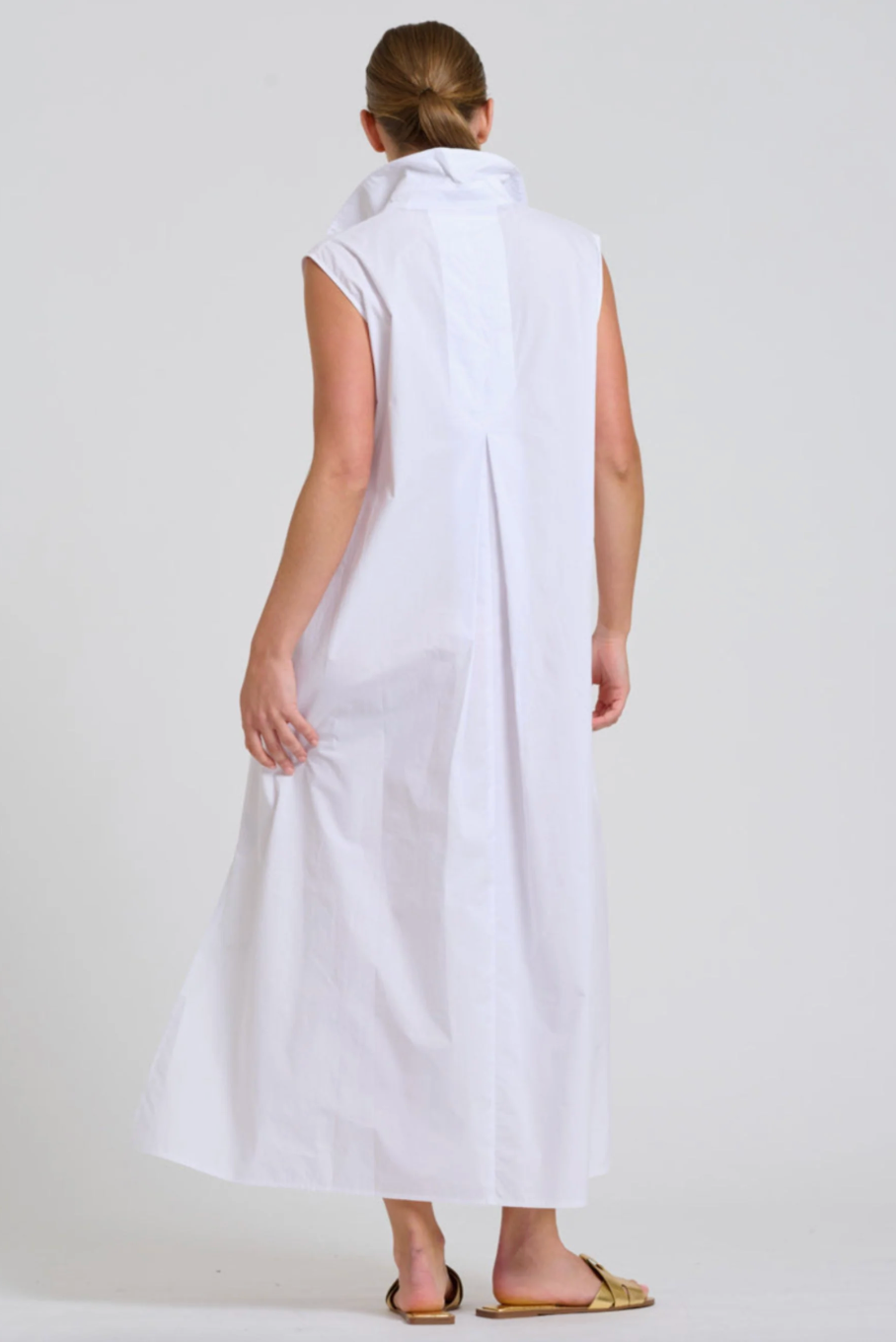 Shirty 'Freya' Shirt Dress in White