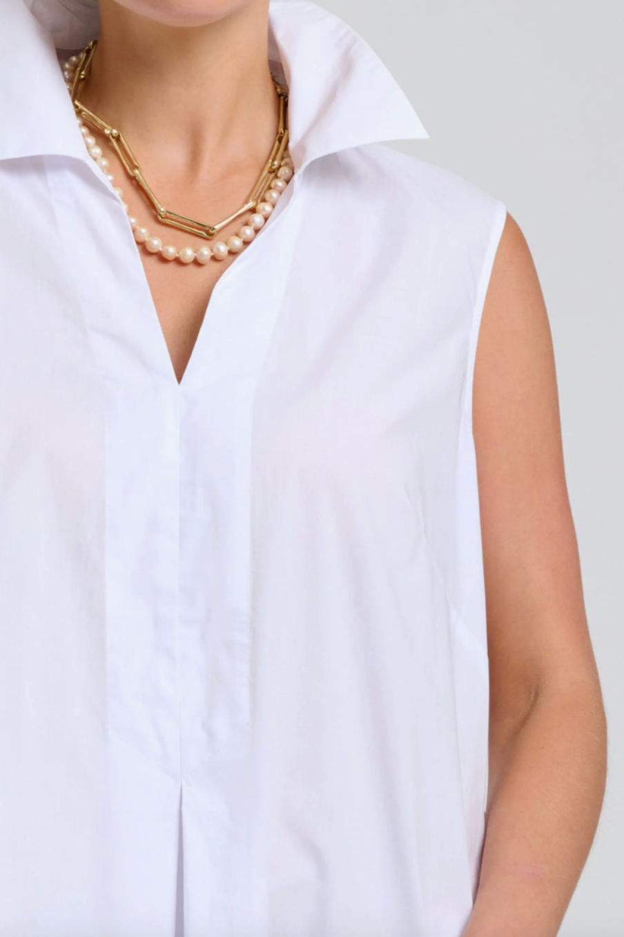 Shirty 'Freya' Shirt Dress in White