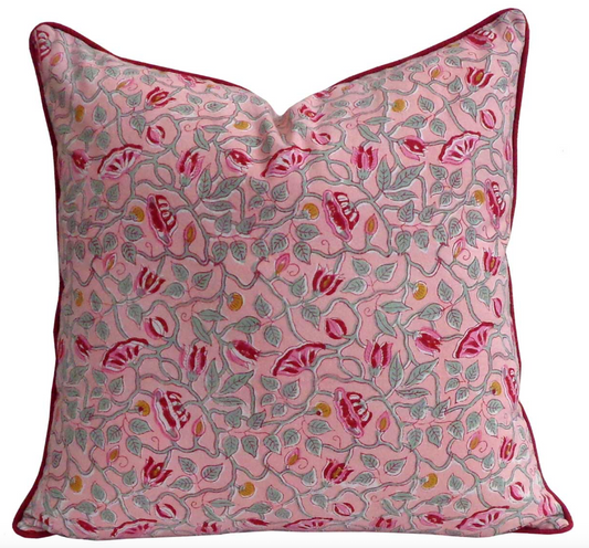 'Lilies in Pink' Cushion Cover