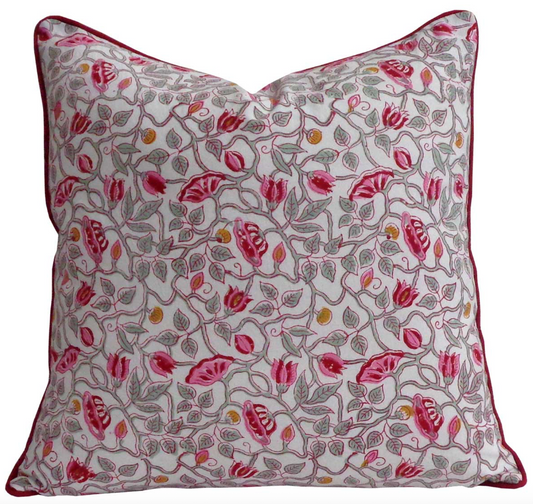 'Lilies in White' Cushion Cover