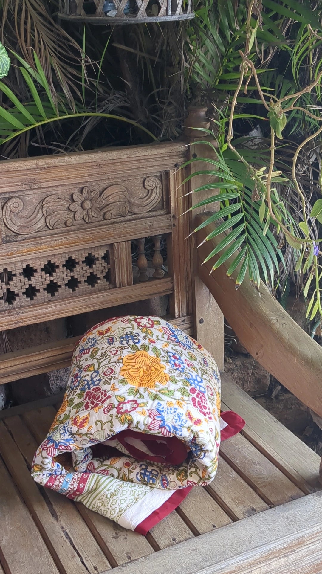 'Cinnamon / Spices' Baby Quilt