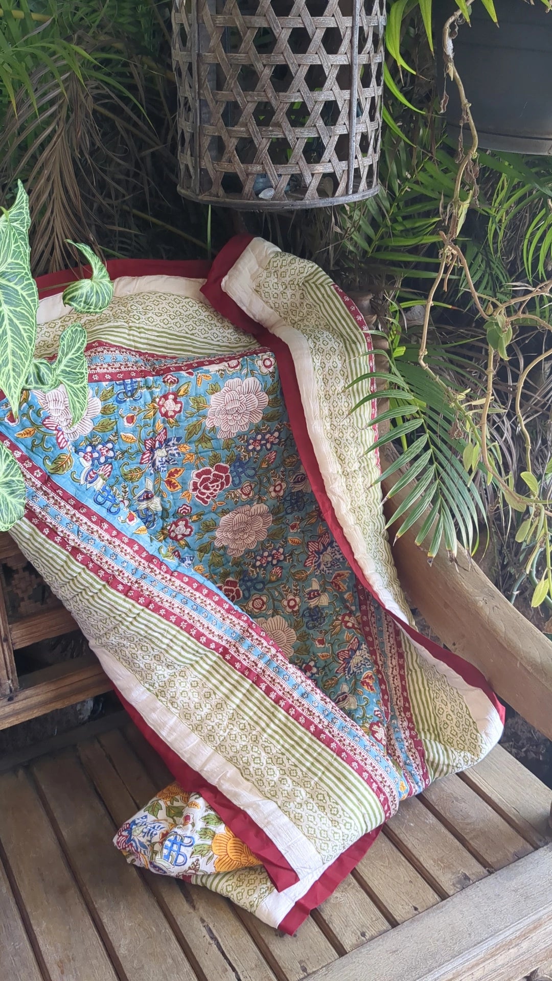 'Cinnamon / Spices' Baby Quilt
