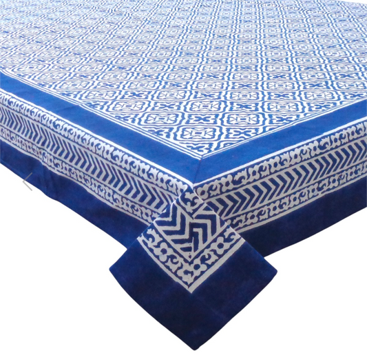 'Blue Crosses' Tablecloth